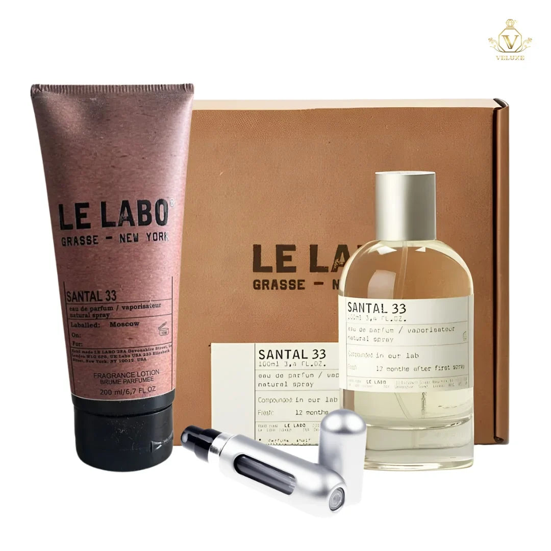 Combo Sant4l 33 Le L4bo + Crema Corporal Santal 33+ Perfumero