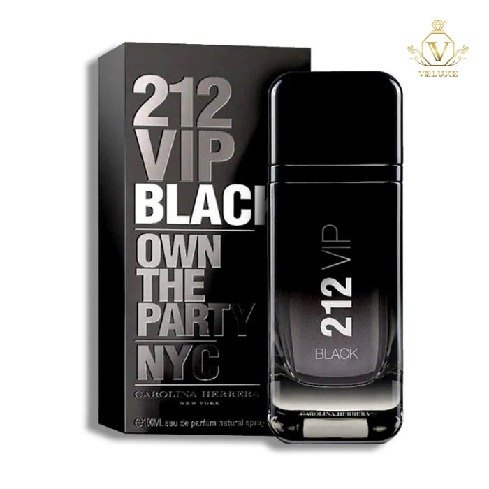 Fragancia inspirada en 212 VIP Black C4rol1na Herr3ra Men