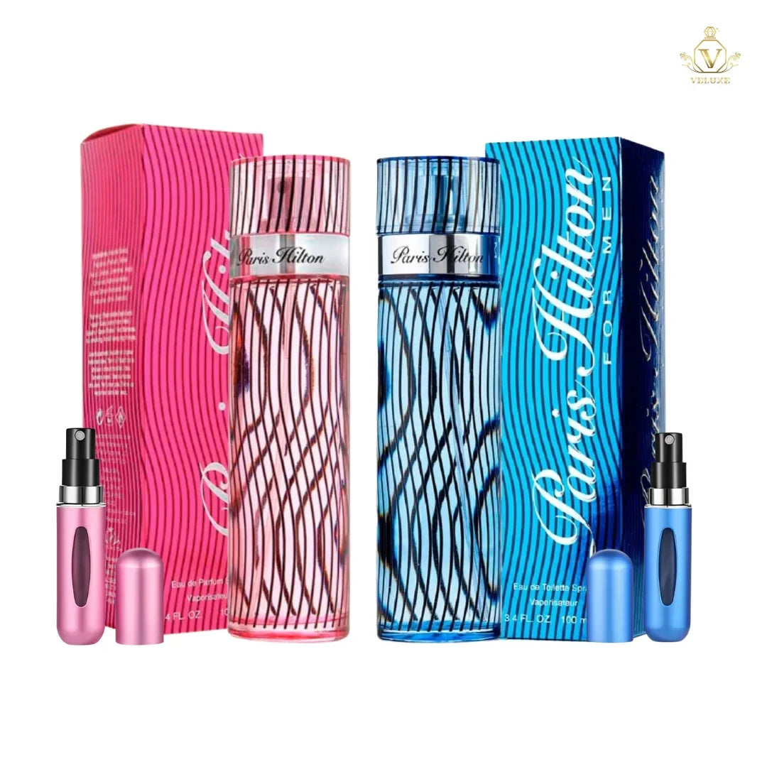 Combo P4ris H1lton + P4ris H1lton for Men + 2 Perfumeros