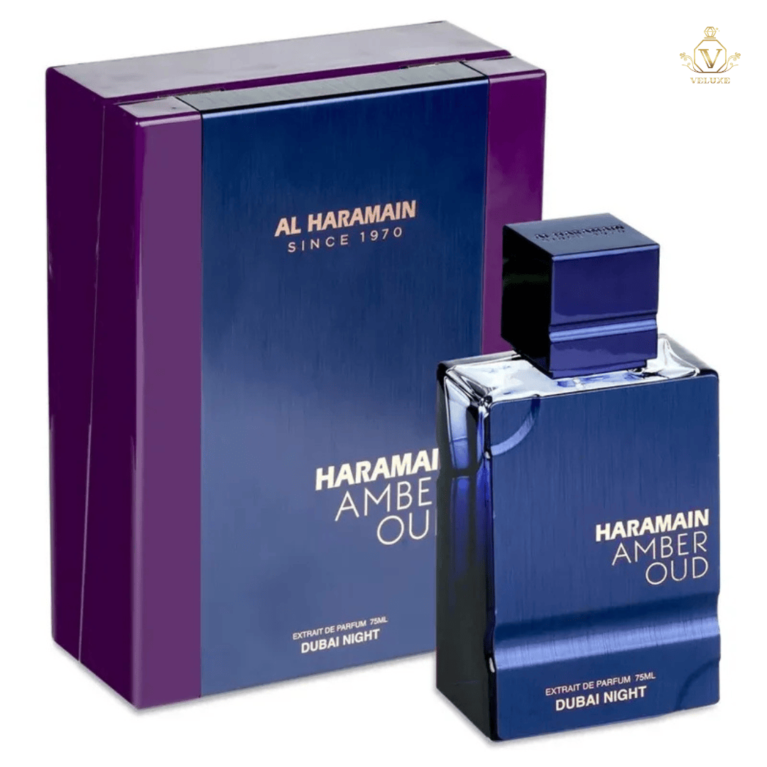 Fragancia Inspirada en Amb3r Oud Dub4i Night Al H4ramain Men