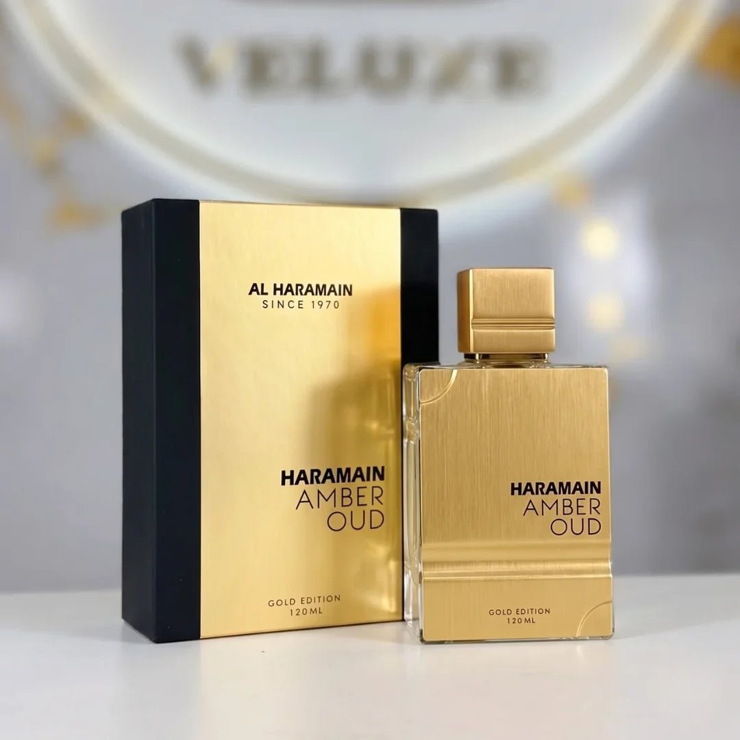 Fragancia Inspirada en Al Haramain Amber Oud Gold 120 ML (Estuche Lujo)